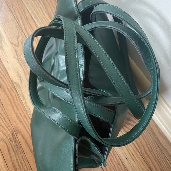 Telfar Medium Olive Green Shopping Bag - Picture 2 of 2